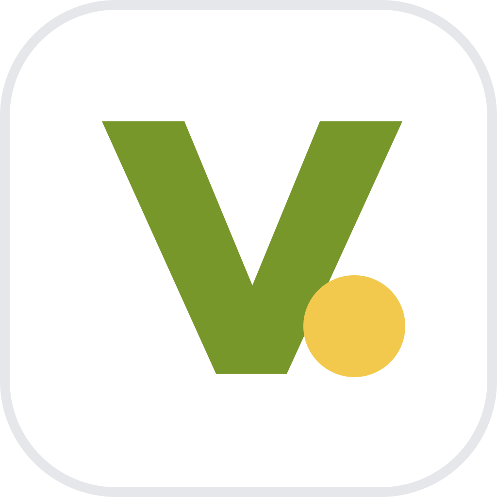 ViralPay lime V and yellow dot logo on black